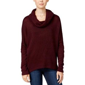 Bar III Cowl Neck Knit Top Sweater
